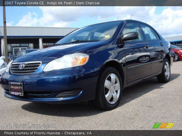 2007 Toyota Corolla CE in Indigo Ink Pearl