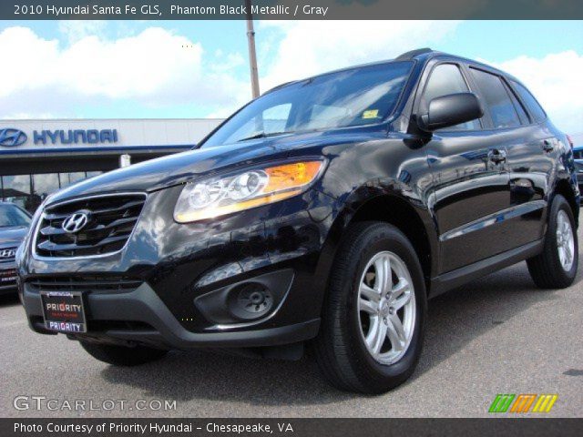 2010 Hyundai Santa Fe GLS in Phantom Black Metallic