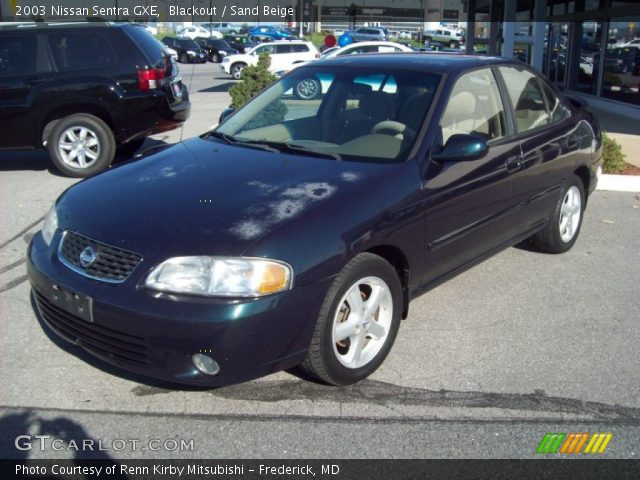 2003 Nissan Sentra GXE in Blackout