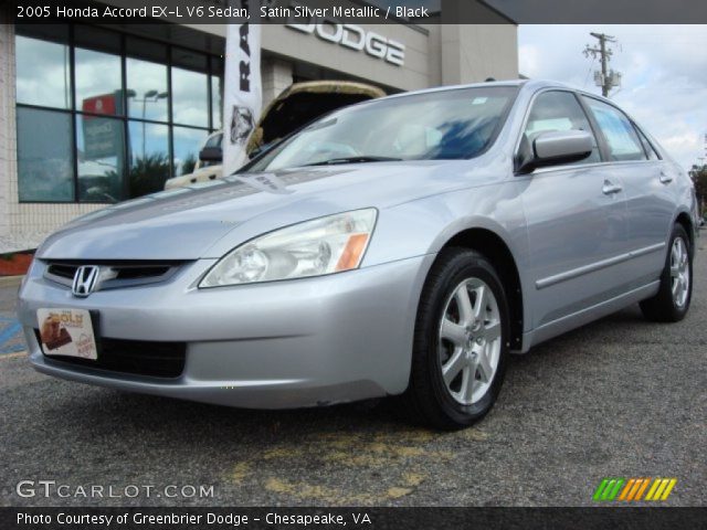 2005 Honda Accord EX-L V6 Sedan in Satin Silver Metallic