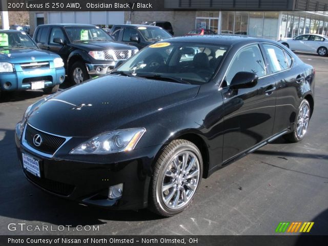 2007 Lexus IS 250 AWD in Obsidian Black