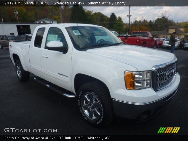 2012 GMC Sierra 1500 SLT Extended Cab 4x4 in Summit White