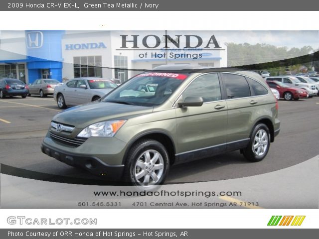 2009 Honda CR-V EX-L in Green Tea Metallic