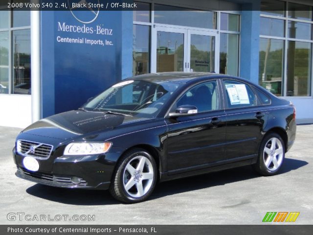 2008 Volvo S40 2.4i in Black Stone