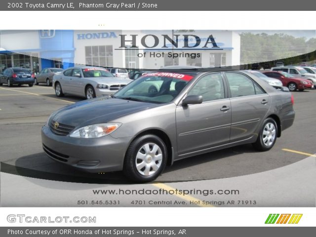 2002 Toyota Camry LE in Phantom Gray Pearl