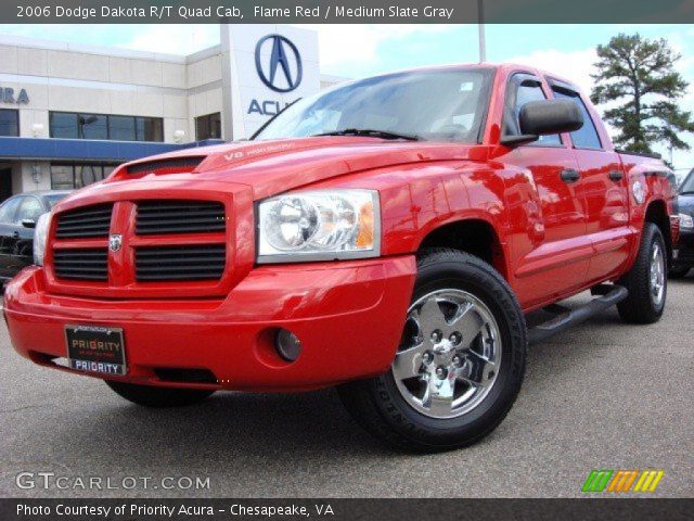 2006 Dodge Dakota R/T Quad Cab in Flame Red