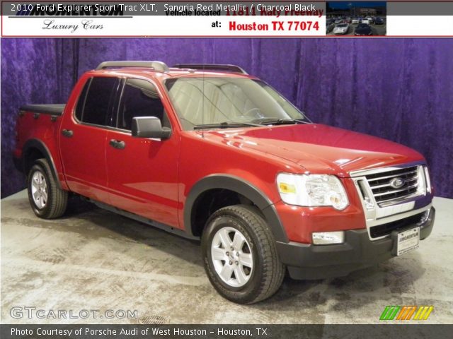 2010 Ford Explorer Sport Trac XLT in Sangria Red Metallic