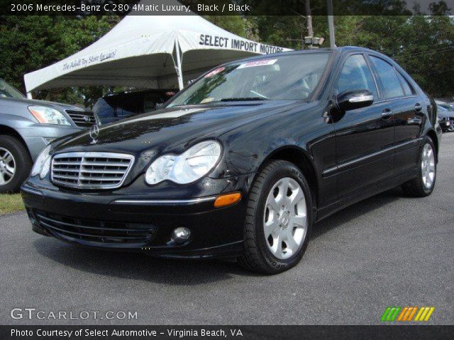 2006 Mercedes-Benz C 280 4Matic Luxury in Black