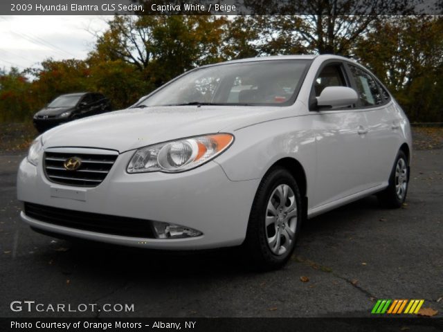 2009 Hyundai Elantra GLS Sedan in Captiva White