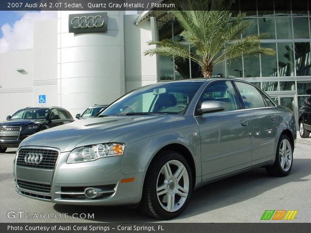 2007 Audi A4 2.0T Sedan in Quartz Gray Metallic