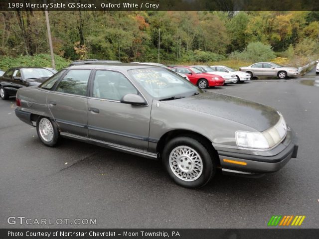 1989 Mercury Sable GS Sedan in Oxford White