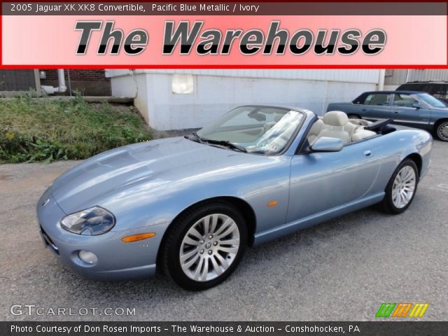 2005 Jaguar XK XK8 Convertible in Pacific Blue Metallic