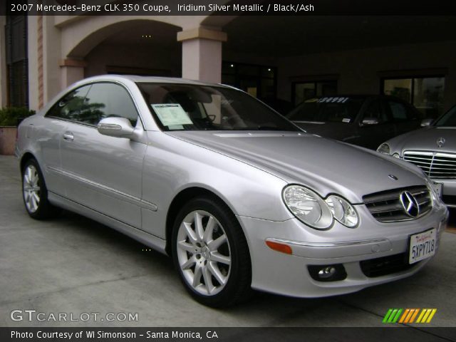 2007 Mercedes-Benz CLK 350 Coupe in Iridium Silver Metallic