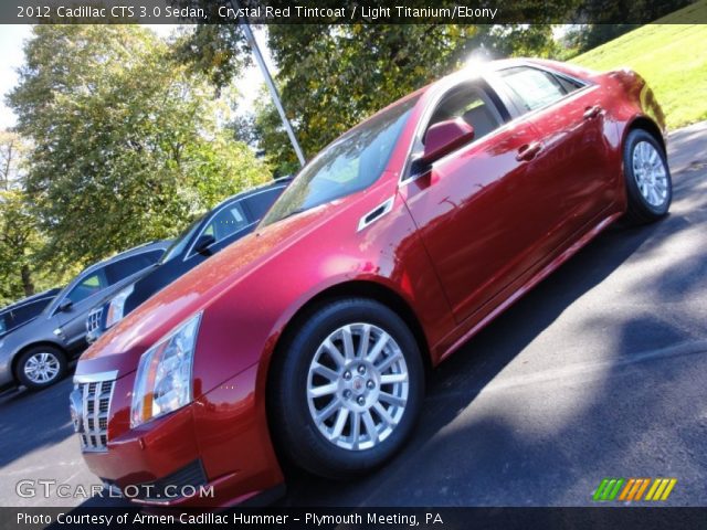 2012 Cadillac CTS 3.0 Sedan in Crystal Red Tintcoat