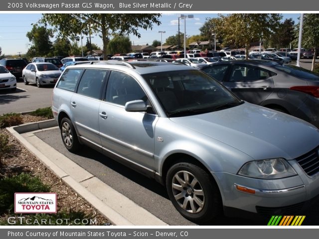 2003 Volkswagen Passat GLS Wagon in Blue Silver Metallic
