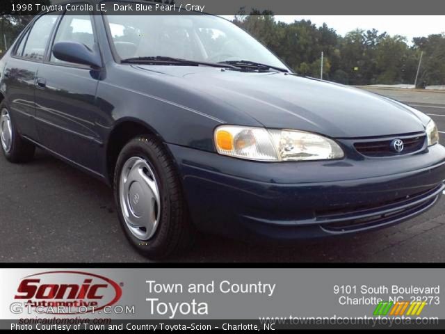 1998 Toyota Corolla LE in Dark Blue Pearl