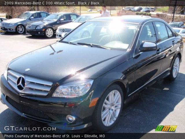 2009 Mercedes-Benz C 300 4Matic Sport in Black