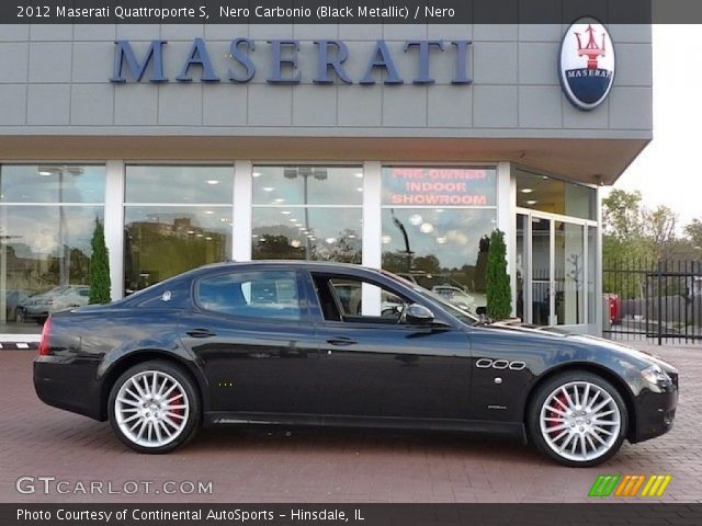 2012 Maserati Quattroporte S in Nero Carbonio (Black Metallic)