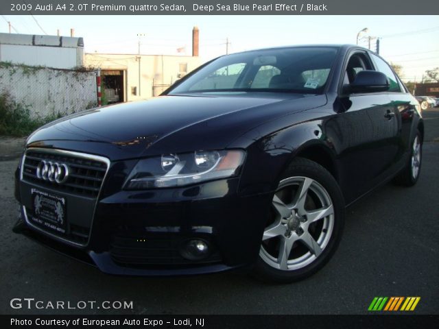 2009 Audi A4 2.0T Premium quattro Sedan in Deep Sea Blue Pearl Effect