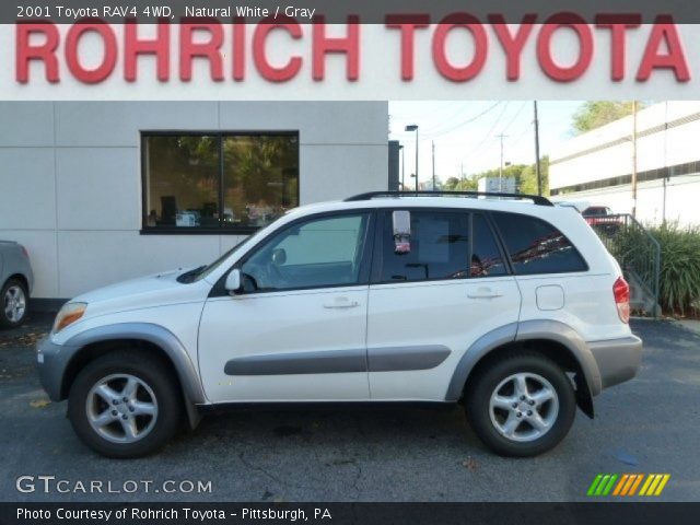 2001 Toyota RAV4 4WD in Natural White