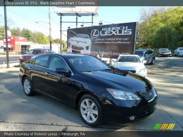 2009 Lexus ES 350 in Black Sapphire Pearl