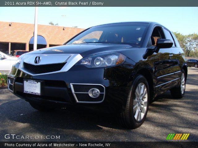 2011 Acura RDX SH-AWD in Crystal Black Pearl