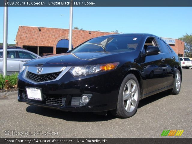 2009 Acura TSX Sedan in Crystal Black Pearl