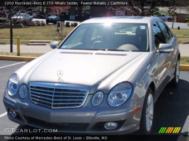 2009 Mercedes-Benz E 350 4Matic Sedan in Pewter Metallic
