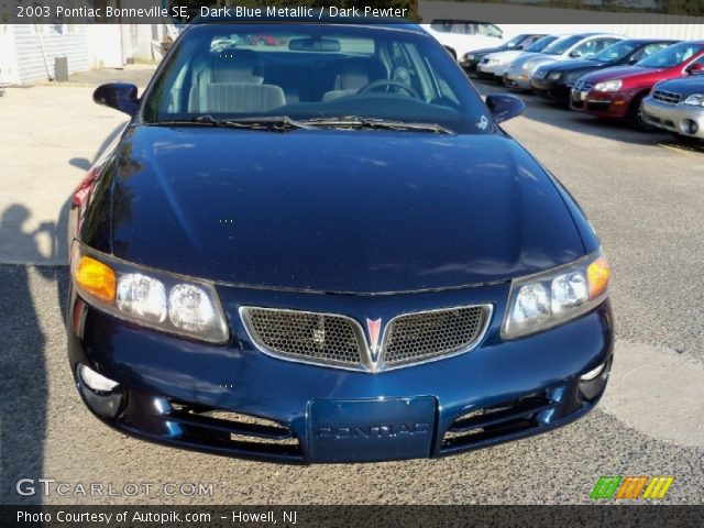 2003 Pontiac Bonneville SE in Dark Blue Metallic