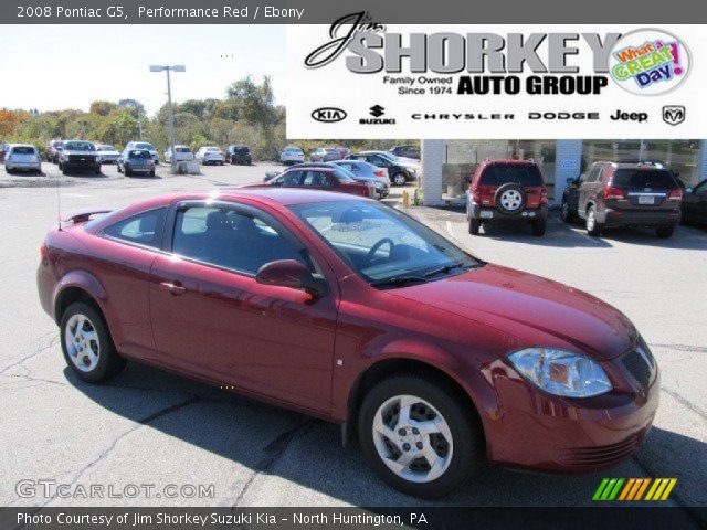 2008 Pontiac G5  in Performance Red