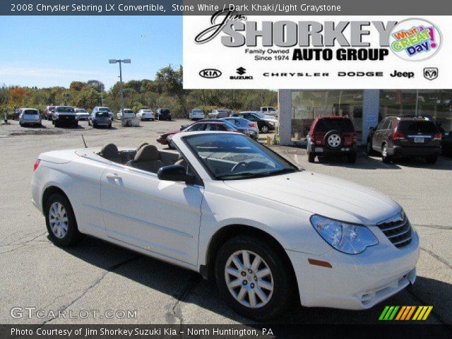 2008 Chrysler Sebring LX Convertible in Stone White