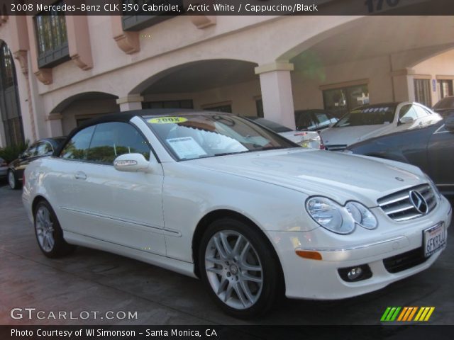 2008 Mercedes-Benz CLK 350 Cabriolet in Arctic White