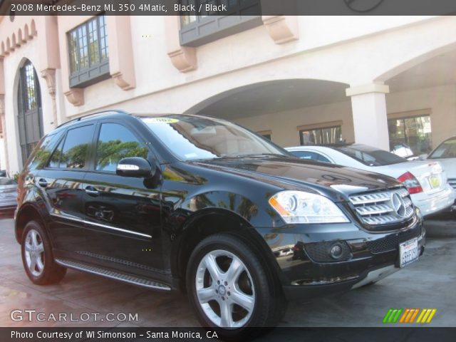 2008 Mercedes-Benz ML 350 4Matic in Black