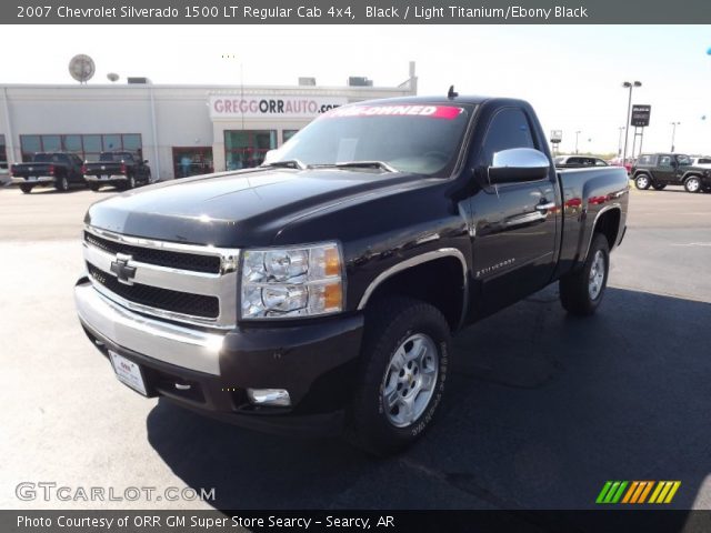 2007 Chevrolet Silverado 1500 LT Regular Cab 4x4 in Black