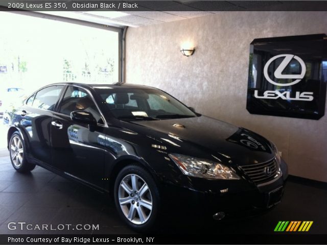 2009 Lexus ES 350 in Obsidian Black