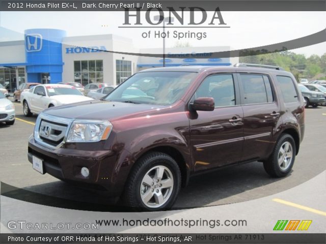 2012 Honda Pilot EX-L in Dark Cherry Pearl II