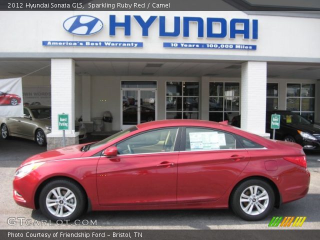 2012 Hyundai Sonata GLS in Sparkling Ruby Red