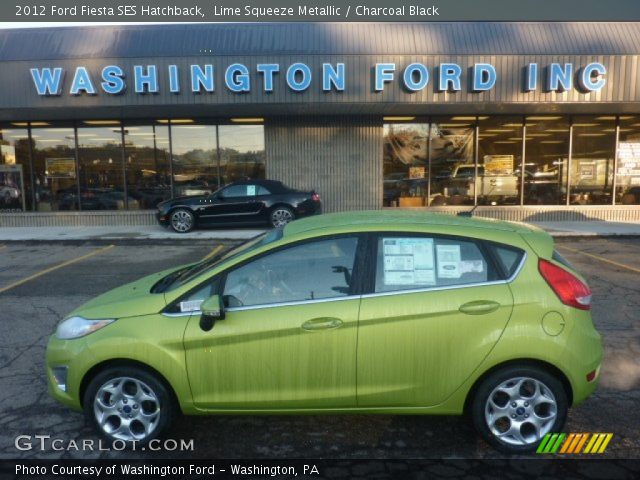 2012 Ford Fiesta SES Hatchback in Lime Squeeze Metallic