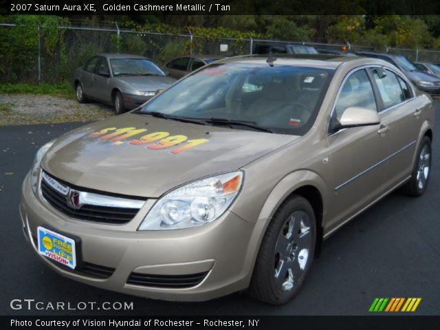 2007 Saturn Aura XE in Golden Cashmere Metallic