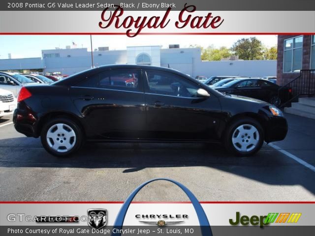 2008 Pontiac G6 Value Leader Sedan in Black