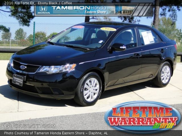 2010 Kia Forte EX in Ebony Black