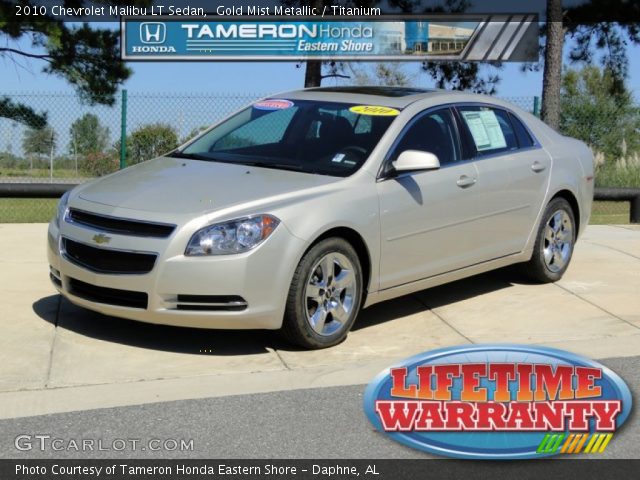 2010 Chevrolet Malibu LT Sedan in Gold Mist Metallic
