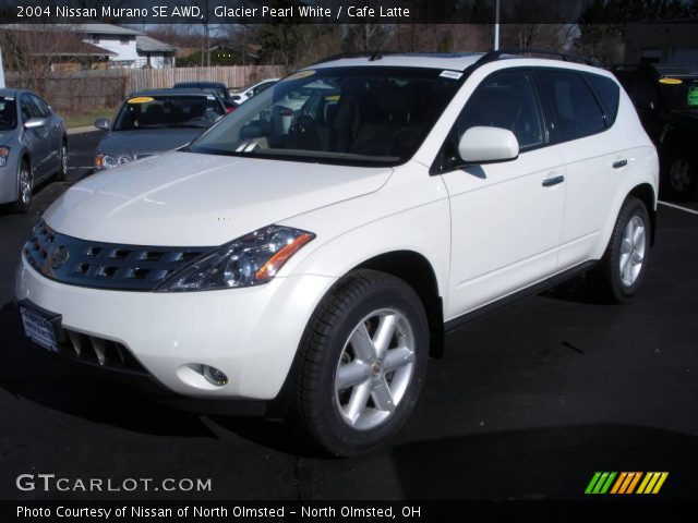 2004 Nissan Murano SE AWD in Glacier Pearl White