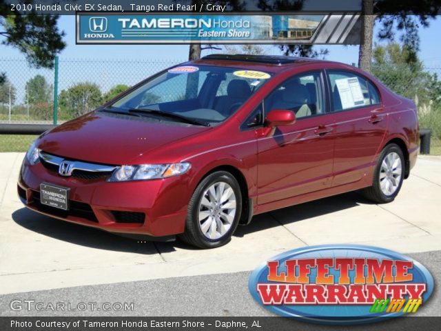 2010 Honda Civic EX Sedan in Tango Red Pearl