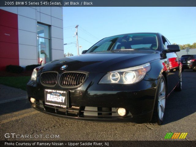 2005 BMW 5 Series 545i Sedan in Jet Black