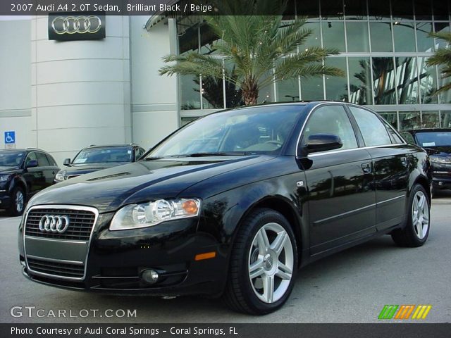 2007 Audi A4 2.0T Sedan in Brilliant Black