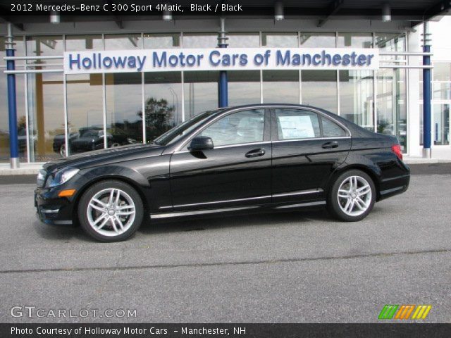 2012 Mercedes-Benz C 300 Sport 4Matic in Black