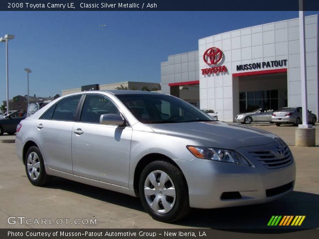 2008 Toyota Camry LE in Classic Silver Metallic