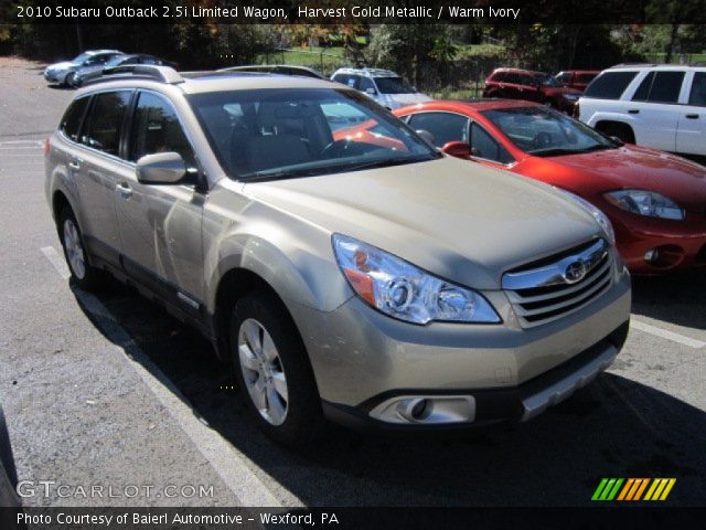 2010 Subaru Outback 2.5i Limited Wagon in Harvest Gold Metallic