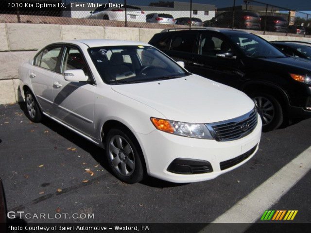 2010 Kia Optima LX in Clear White